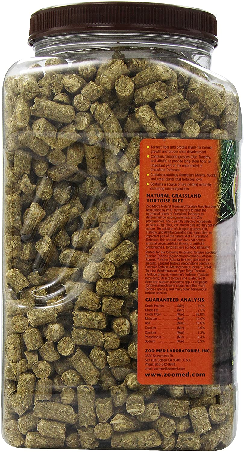 Zoo Med Natural Tortoise Food. 60-Ounce. Grassland