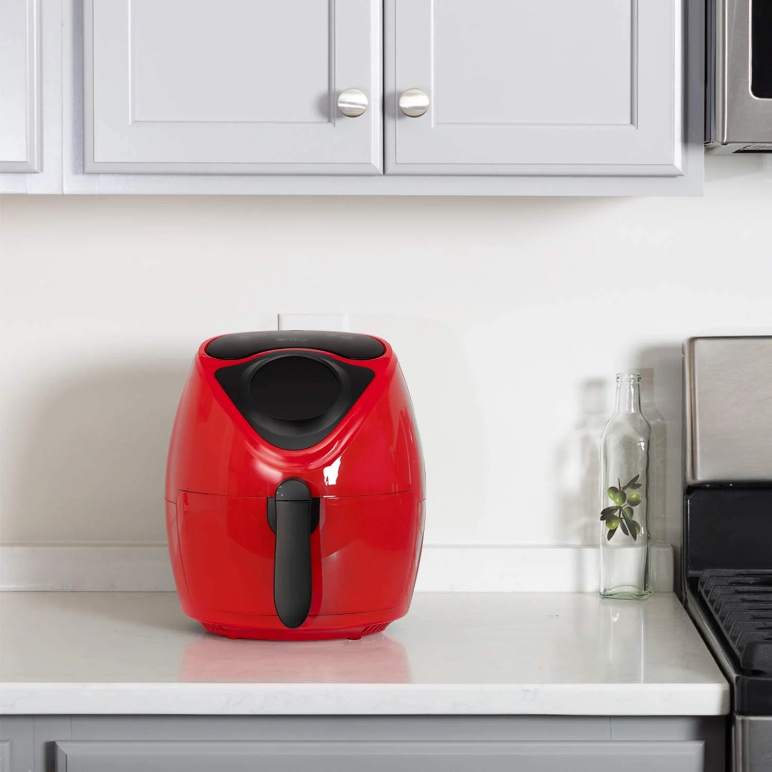 Deco Chef 3.5 Liter Electric Oil-Free Digital Fryer - Red