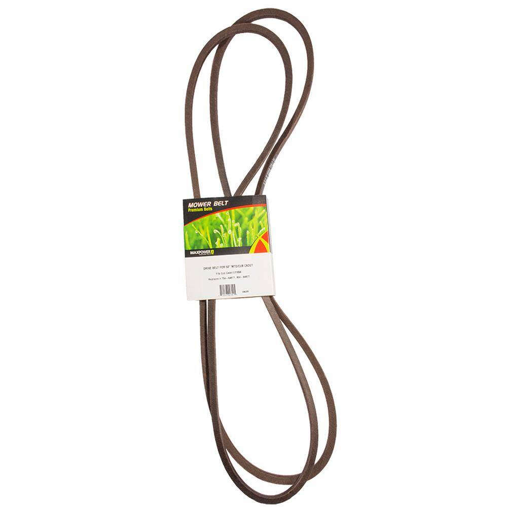 MaxPower 336320B Blade Drive Belt for MTD. Cub Cadet. Troy-Bilt Mowers Replaces OEM #-s 754-04077. 954-04077. 95404077A