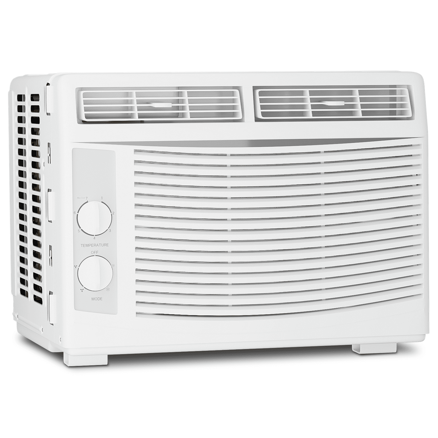 Magshion 5.000 BTU 115V Window Air Conditioner with Multi-Speed Fan. Cool up to 150 Sq.Ft.. Easy to Use Mechanical Control. Washable & Reusable Filter. White