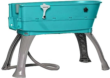 Booster Bath Elevated Dog Bathing & Grooming Center (Teal)