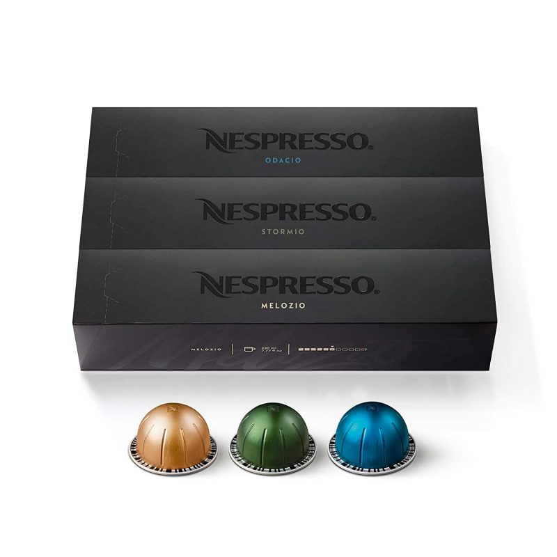 Nespresso Capsules VertuoLine Stormio. Odacio. Melozio. 10 Count. Pack of 3