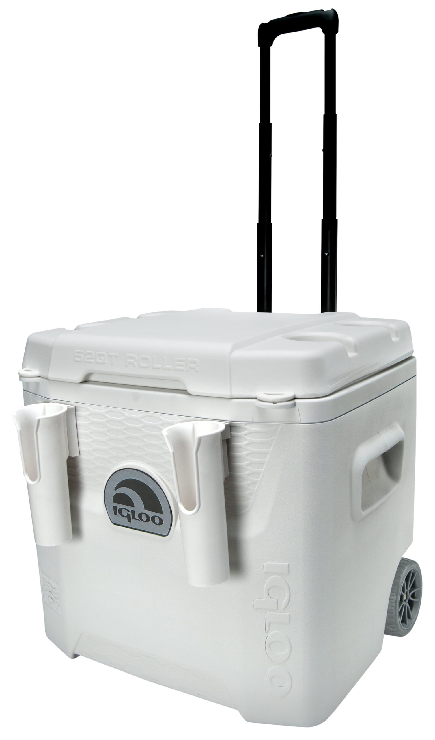 Igloo 52 Qt 5-Day Marine Ice Chest Cooler with Wheels. White