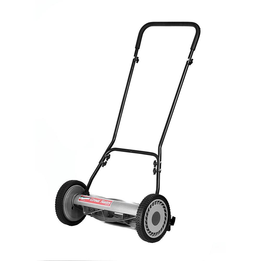 Great States Corporation 815-18-21 18 in. 5-Blade Manual Walk Behind Reel Lawn Mower