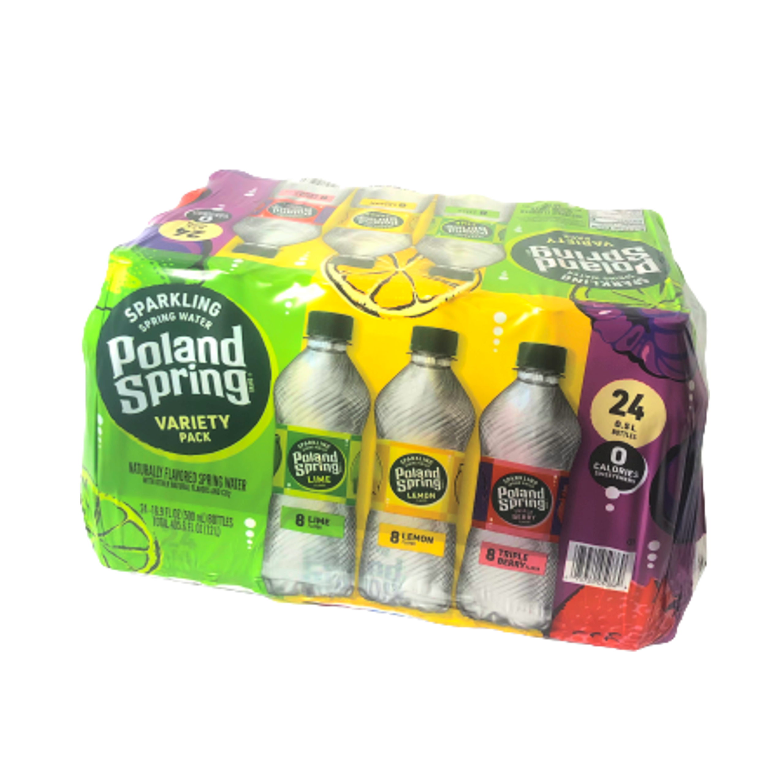 Poland Spring - Sparkling Spring Water - Variety Pack (16.9 fl. oz.. 24 pk.)