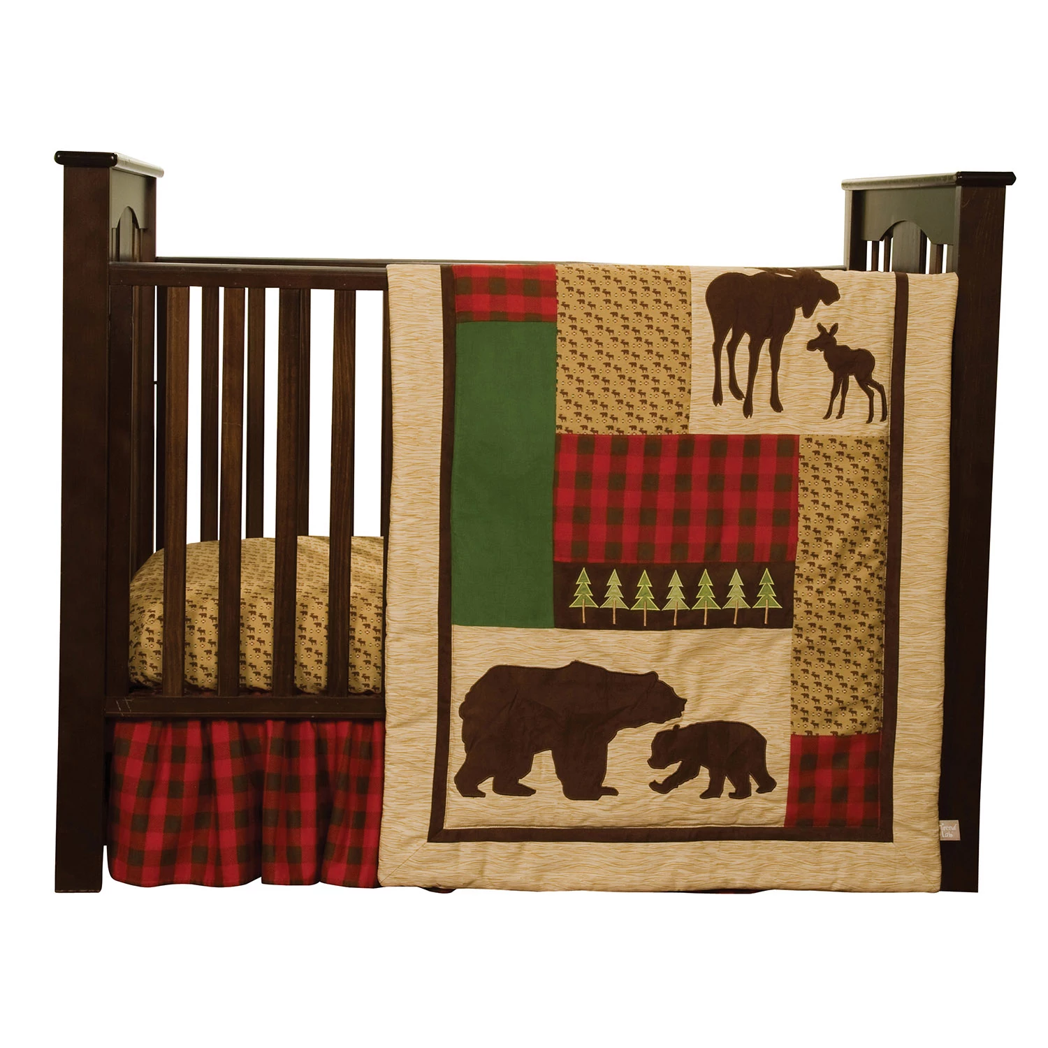 Trend Lab 6-Piece Crib Bedding Set. Northwoods