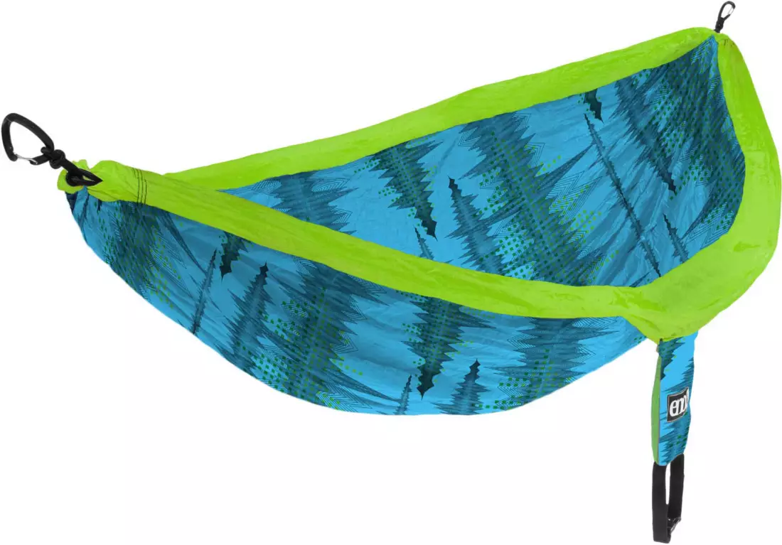 ENO DoubleNest Prints Hammock - Soundwave Aqua