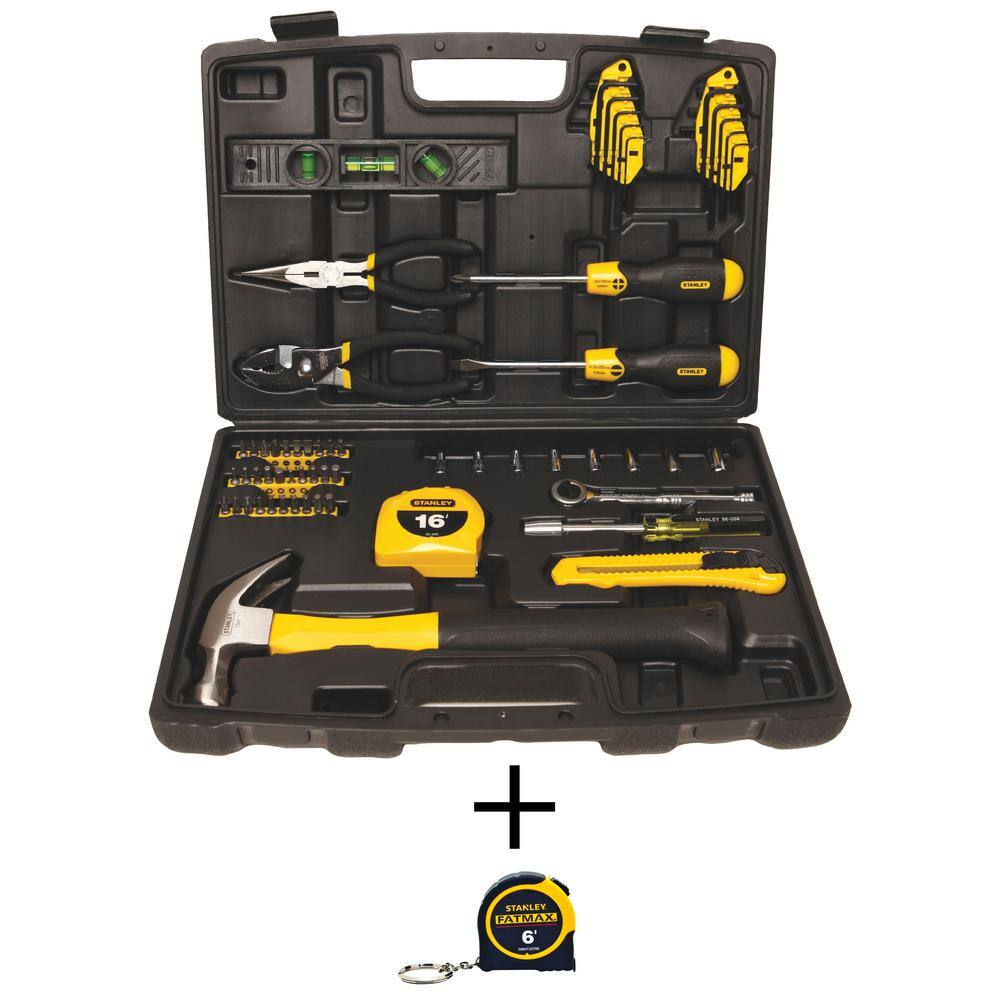 Stanley 94-248W33706M Home Tool Kit (65-Piece) and FATMAX 6 ft. x 1/2 in