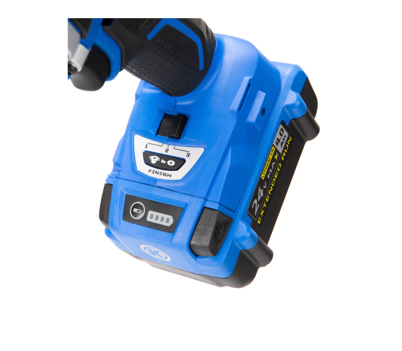 Kobalt KIW 3824B-03 Brushless-Amp 24-volt Max Variable Speed Brushless 3/8-in Drive Cordless Impact Wrench (Tool only)