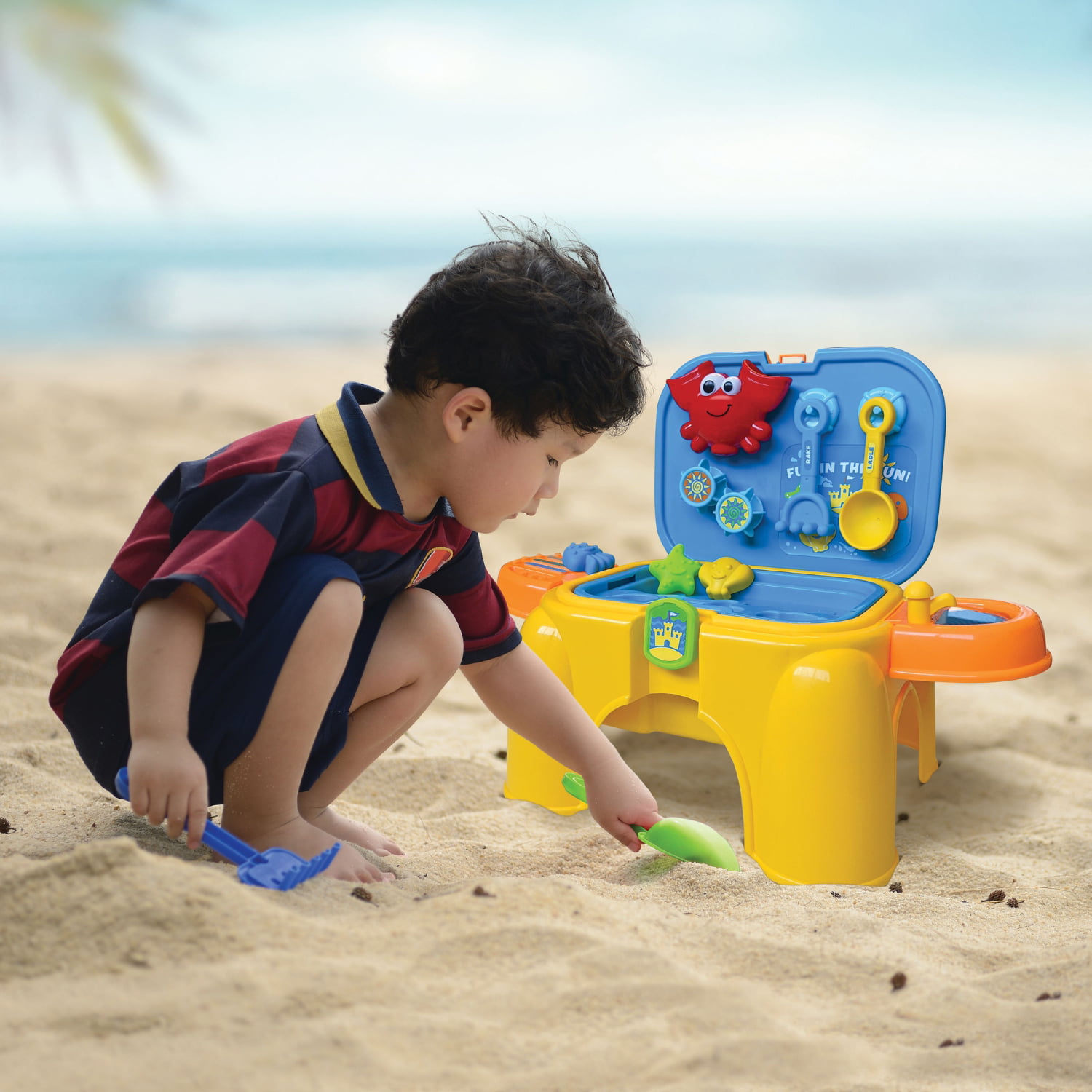 Sand and Water Table. Portable Playset. for Children Ages 3+ by MinnARK
