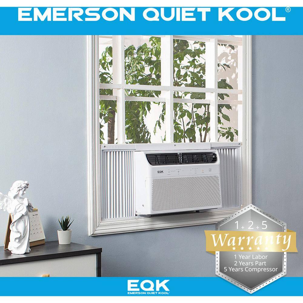 EQK EARC6RSE1H SMART 250 sq. ft. 6.000 BTU Window Air Conditioner 115-Volt with Wi-Fi and Voice Control. ENERGY STAR in White