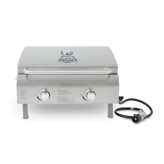 Pit Boss 75275 Silver 2-Burner Liquid Propane Gas Grill