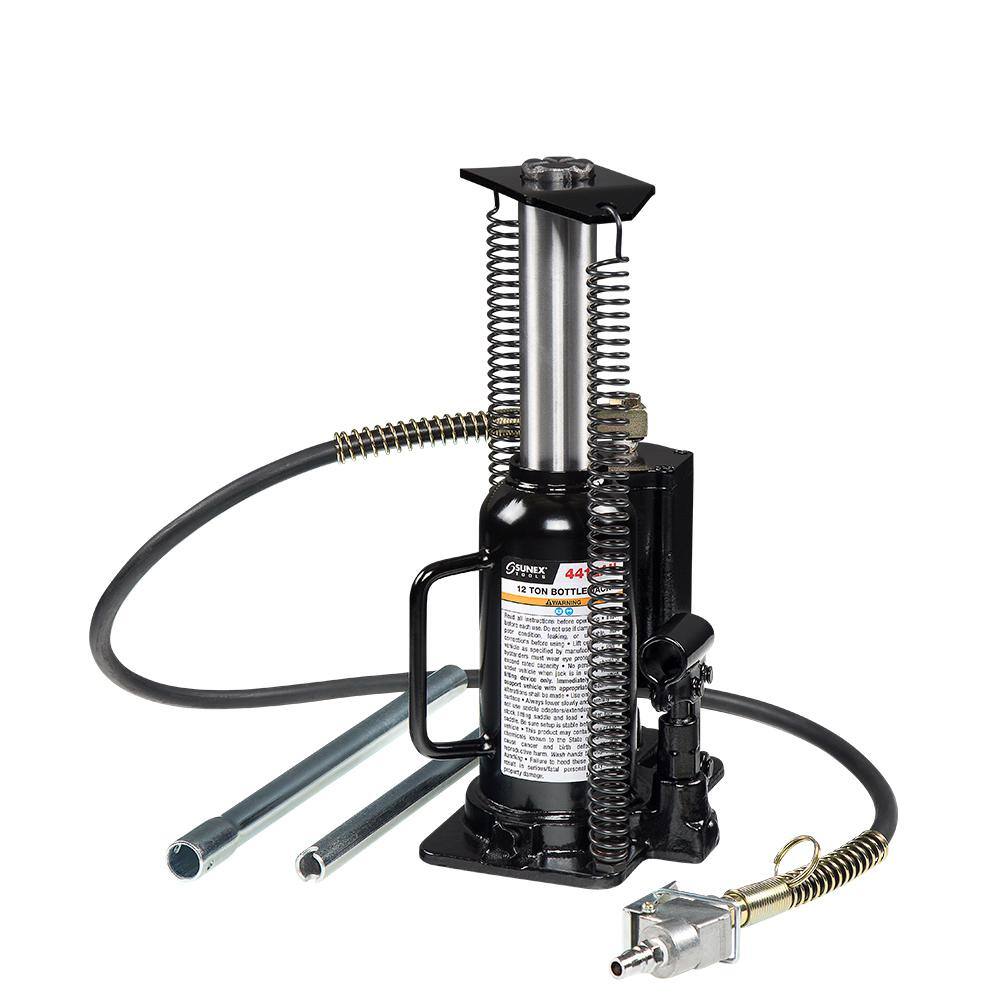 SUNEX TOOLS 4412AH 12-Ton Air Bottle Jack