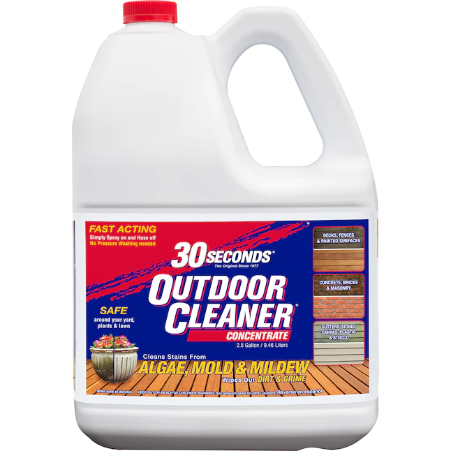 30 SECONDS  2.5-Gallon Mold and Mildew Stain Remover Concentrated Outdoor Cleaner
