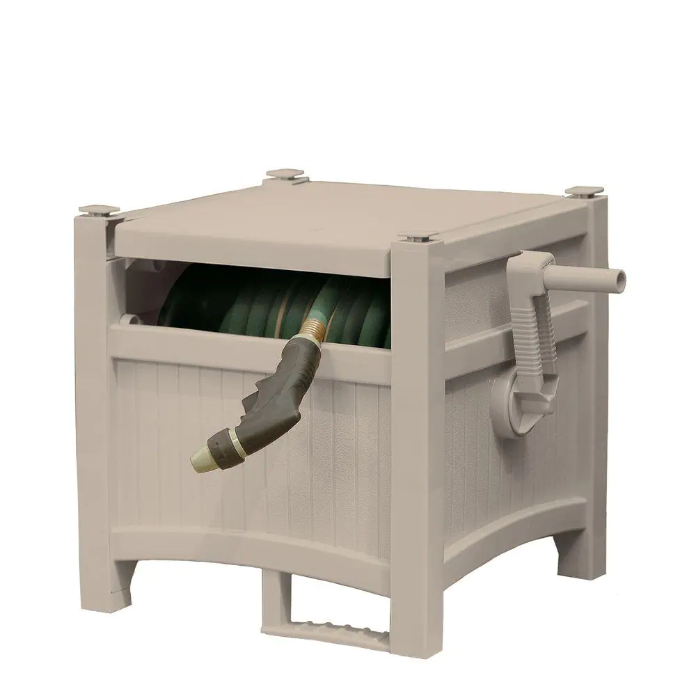 Suncast CPLPHH100D 100 ft. Hose Hideaway. Taupe