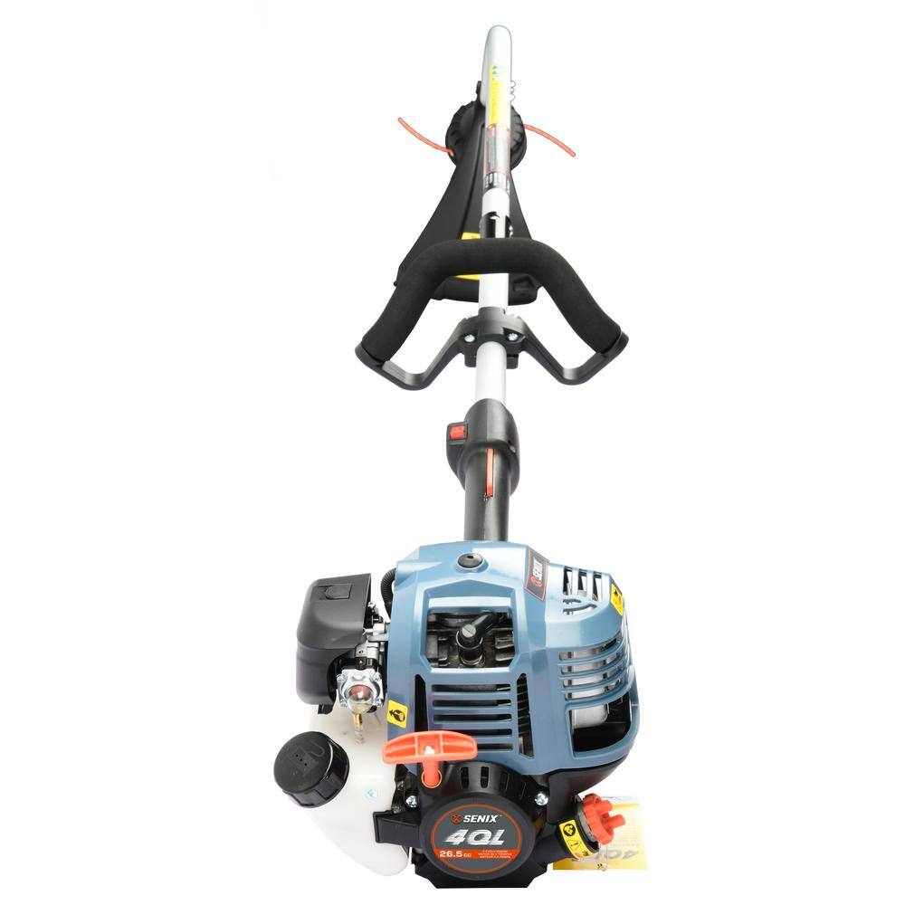 Senix GTC4QL-L 26.5 cc Gas 4-Stroke Attachment Capable Curve Shaft Trimmer