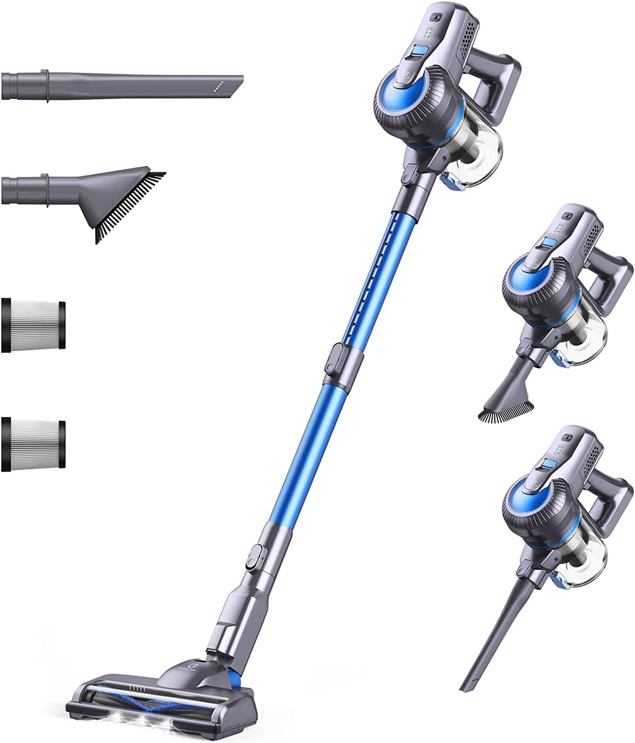 Greenote GSC50 Household Cordless Vacuum Cleaner .23000PA Stick Vacuum.4 in 1 Handheld Lightweight Cleaner.Mother-s Day Gift