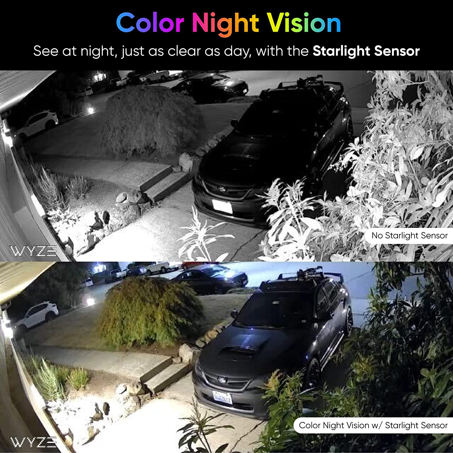 WYZE Cam v3 with Color Night Vision. Wired 1080p HD Indoor/Outdoor Video Camera. 2-Way Audio. Works with Alexa. Google Assistant. and IFTTT