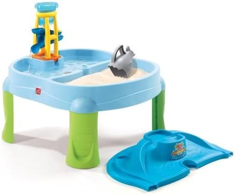 Step2 Splash N Scoop Bay Sand and Water Table. Multicolor. Deluxe Pack: Includes 7 Piece Accessory Set