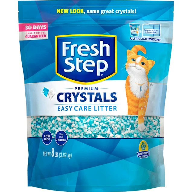 Fresh Step Crystals Premium Scented Cat Litter. 8 lbs.