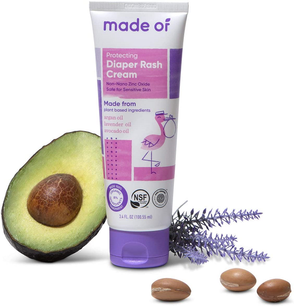 Organic Diaper Rash Cream by MADE OF – NSF Organic Baby Diaper Cream