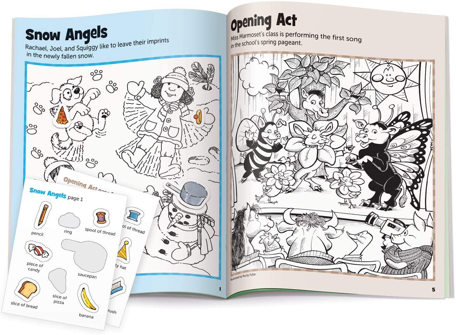 Highlights Hidden Pictures Sticker Fun 4-Book Set