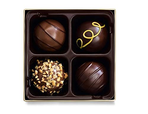 Godiva Chocolatier Signature Truffles Assorted Chocolate Gift Box. 4pc.