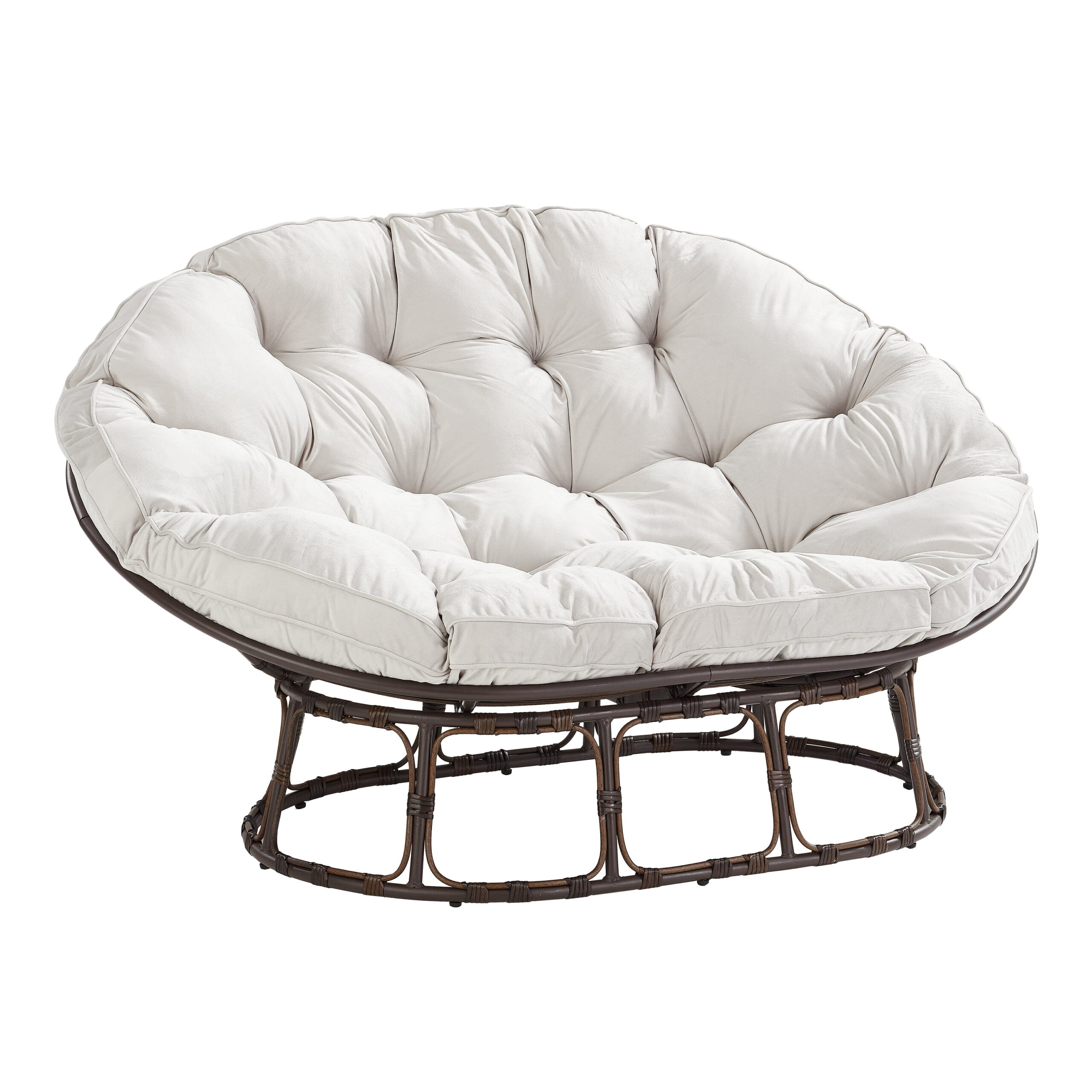 Better Homes & Gardens Papasan Bench. Gray
