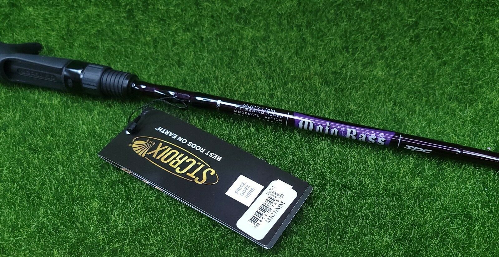 St. Croix Mojo Bass 7-1″ Casting Rod Medium Power. Moderate Action (Carbon Cranker) - MJC71MM