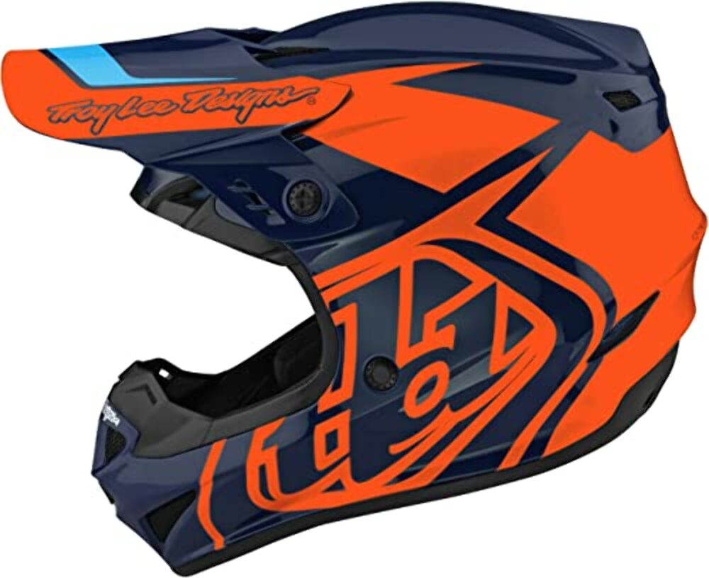 Troy Lee Designs GP Overload Navy Orange Youth Helmet size Medium