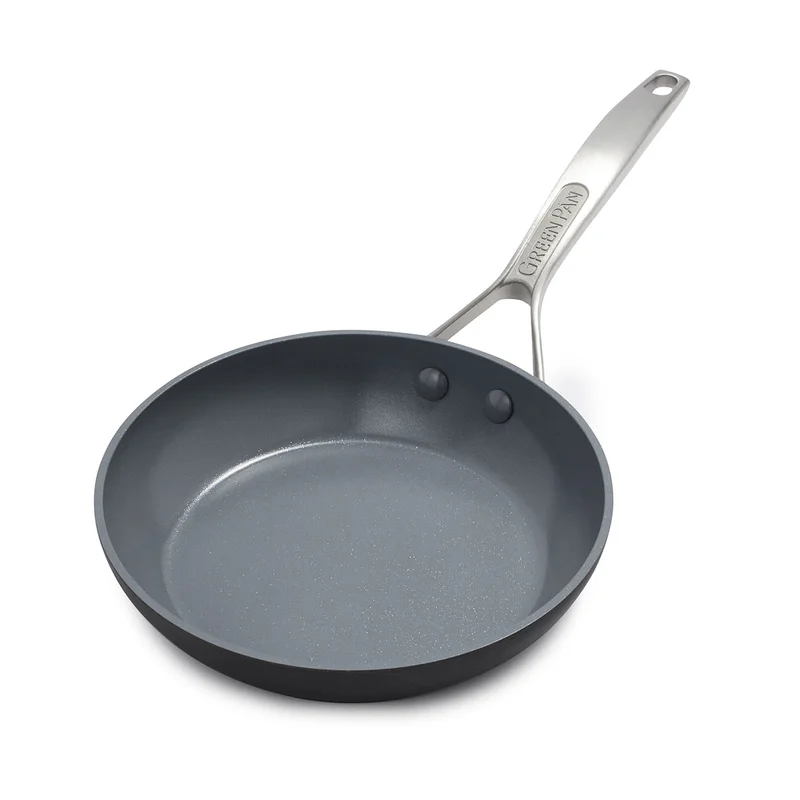 GreenPan CC000025-001 Paris Pro 8″ Ceramic Non-Stick Frying Pan. Gray