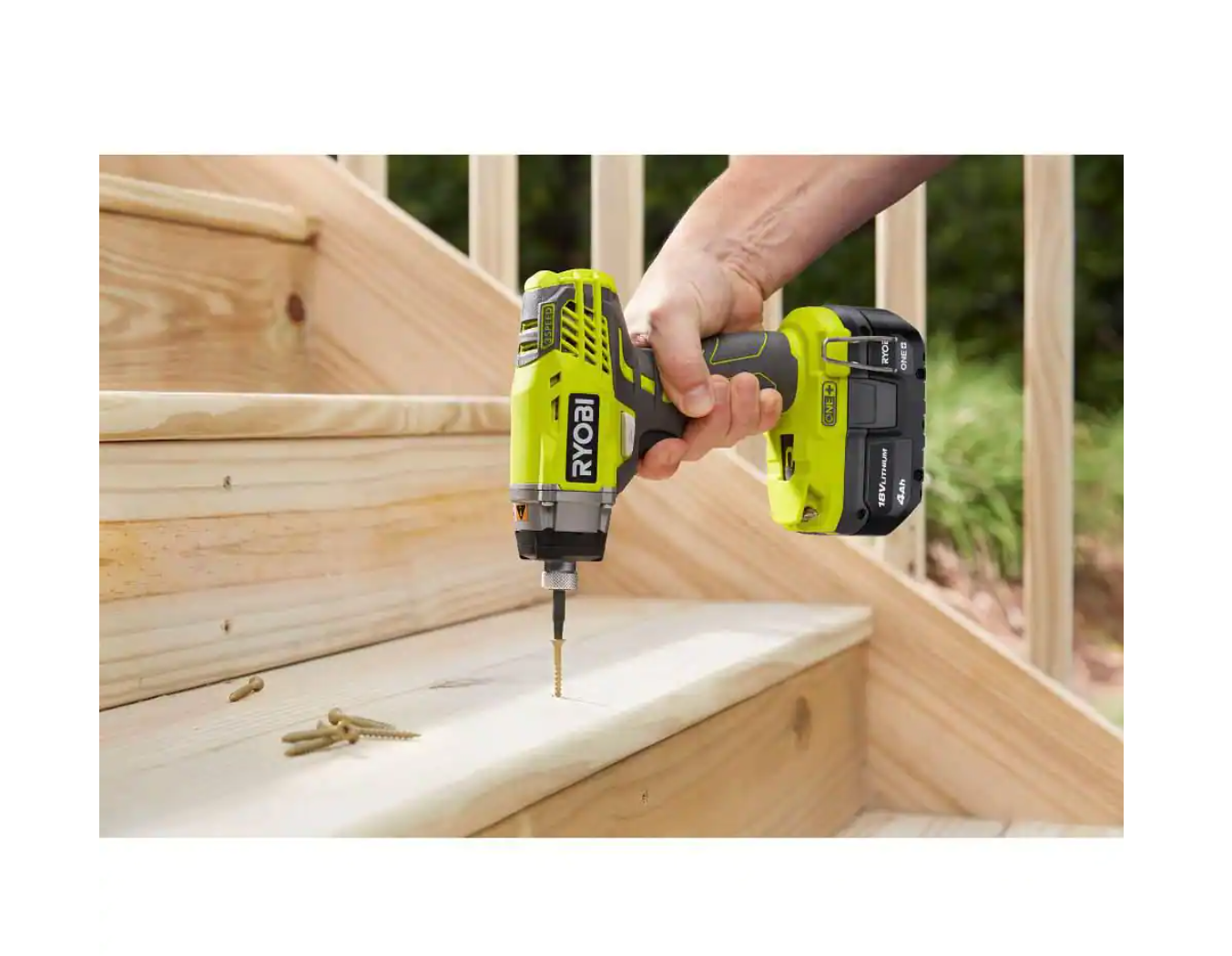 RYOBI PSK006-P237 ONE+ 18V Lithium-Ion 4.0 Ah Compact Battery (2-Pack) and Charger Kit with FREE Cordless ONE+ 3 Speed Impact Driver