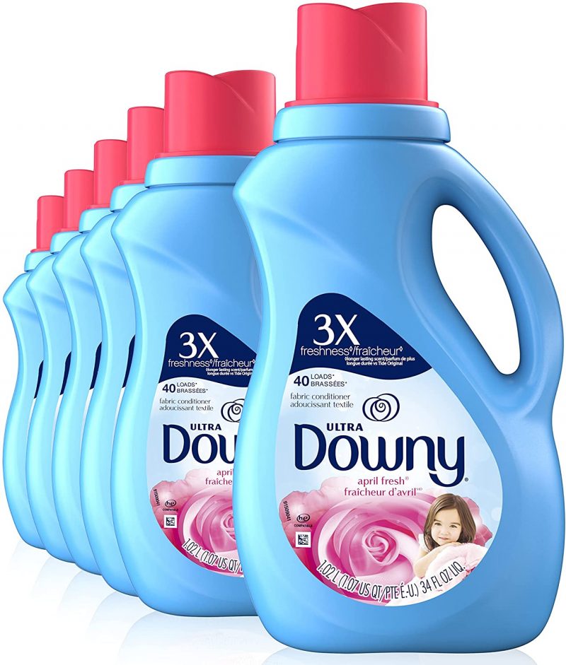 Downy Ultra April Fresh Liquid Fabric Softener 40 Loads 34 Fl Oz. 6 Pack