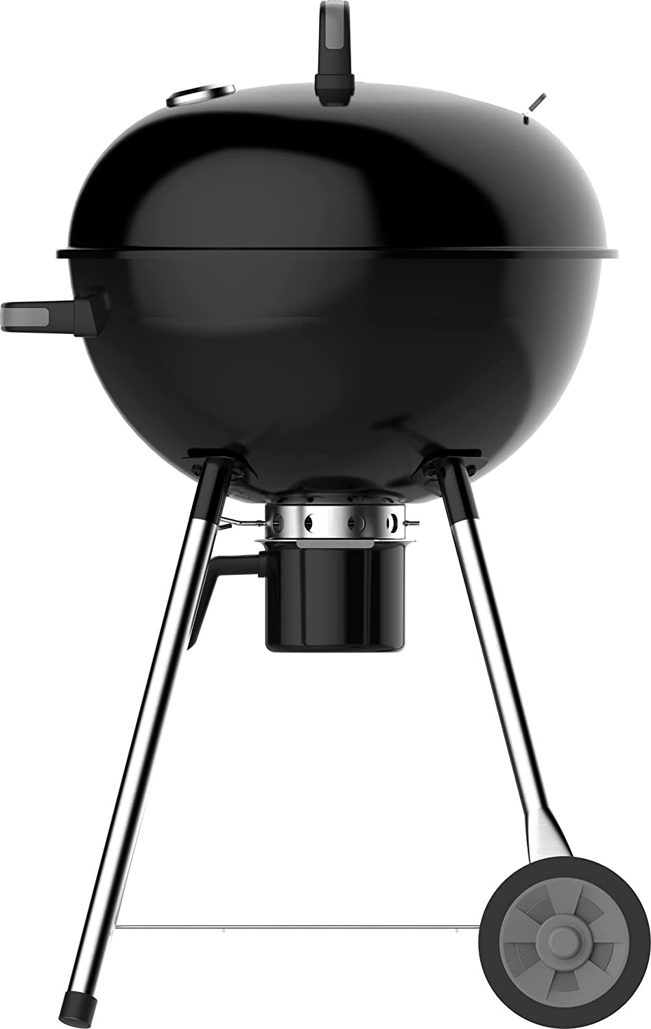 Nexgrill Premium Charcoal Grill. 22″ Heavy Duty Charcoal Kettle Grill. Outdoor Cooking. Camping Patio. Backyard. Tailgating. Black (22 Inches Original)