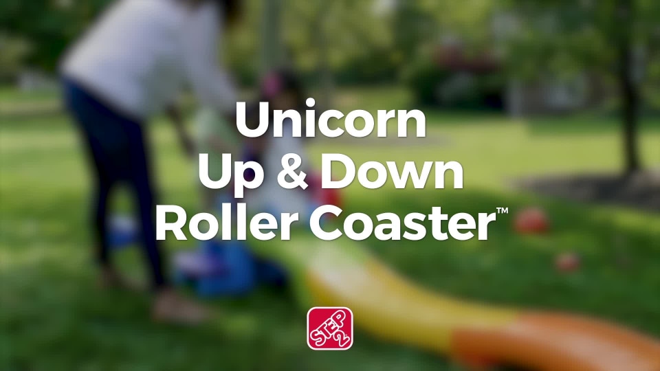 Step2 Unicorn Up & Down Coaster Ride-on Toy