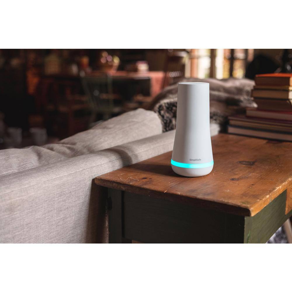 SimpliSafe HSK112 Smart Home Security System (7 pc.) with Base Station. Siren. Keypad. Motion Sensor. 3 Entry Sensors. and Key Fob