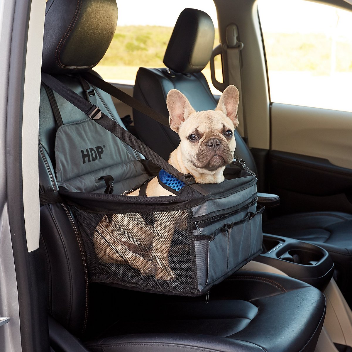HDP Deluxe Lookout Dog. Cat & Small Animal Booster Car Seat - Black