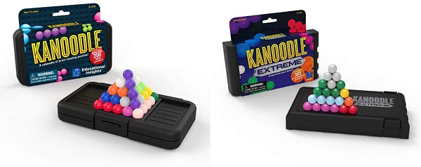 Educational Insight Kanoodle Brain Twisting 3-D Puzzle Game & Kanoodle Extreme