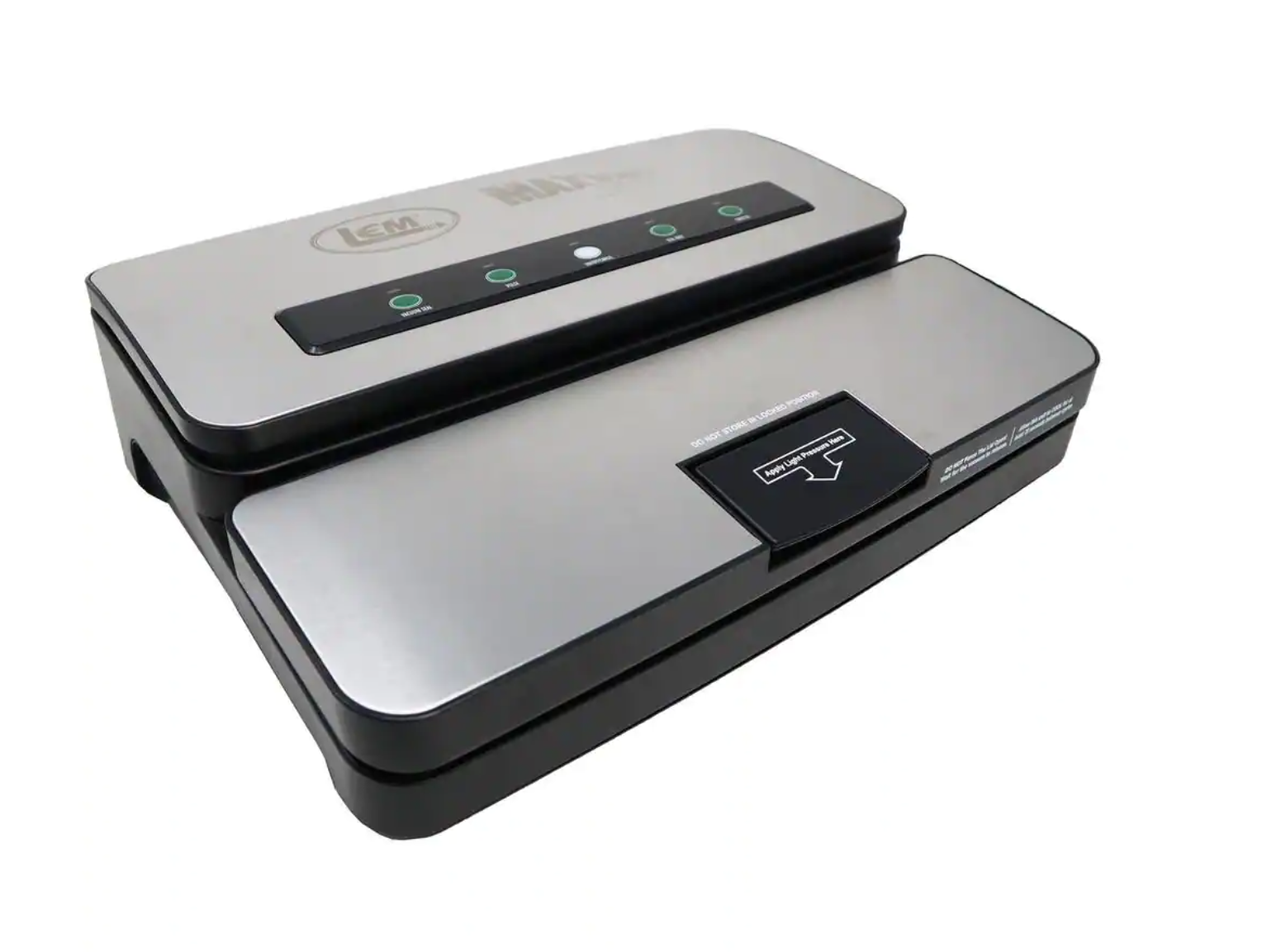 Stainless Steel Vacuum Sealer with Bag Cutter and Holder