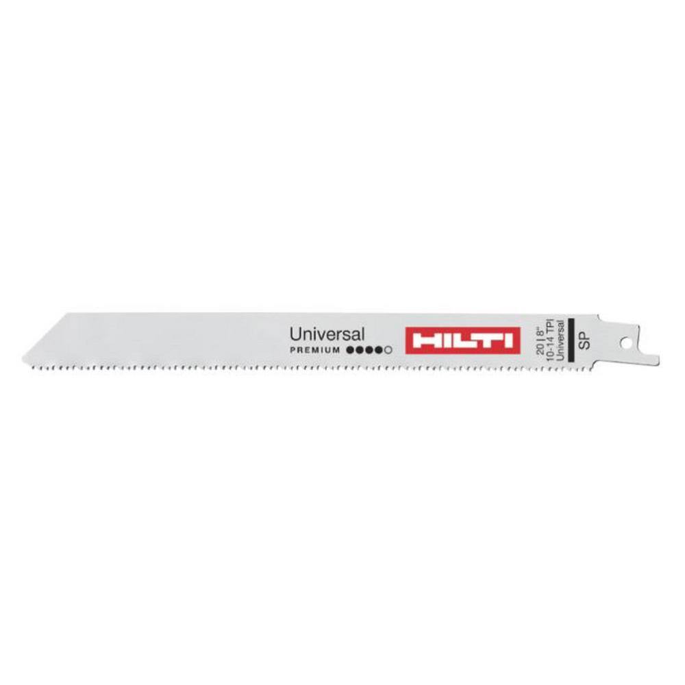 Hilti 2267009 6 in. x 10-14 TPI BiMetal Multipurpose Reciprocating Saw Blade (35-Pack)