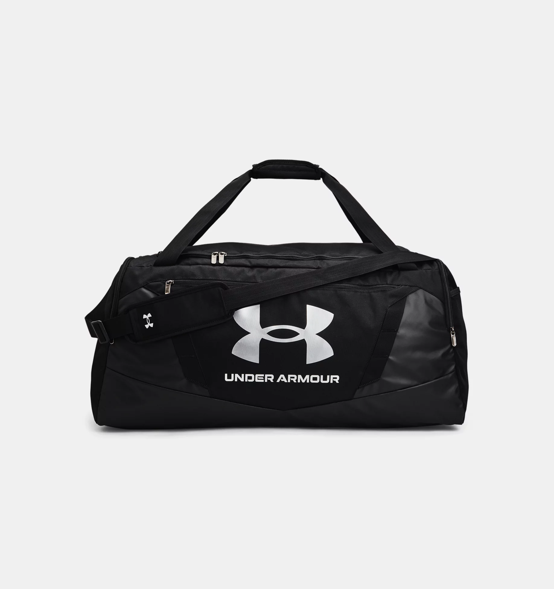 UA Undeniable 5.0 Large Duffle Bag - Black / Metallic Silver