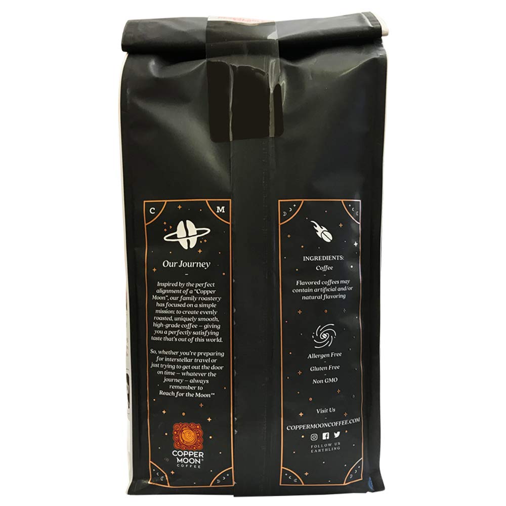 Copper Moon Sumatra. Whole Bean Coffee. 5 Pound Bag. Dark Roast Coffee