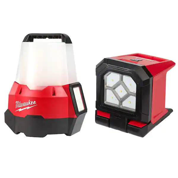 Milwaukee 2144-20-2365-20 M18 18-Volt Cordless 2200 Lumens Radius Flood Light (2-Tool)