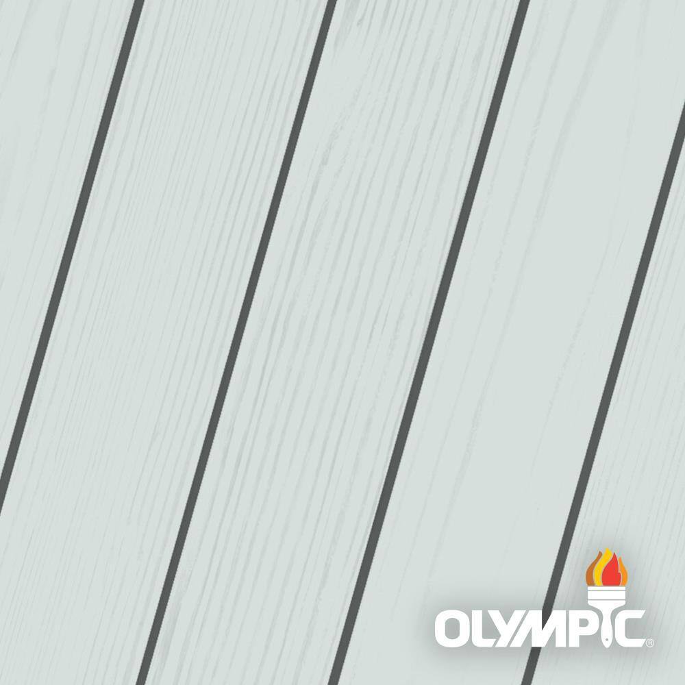 Olympic OLY234-01 Maximum 1 gal. Cool Dusk Solid Color Exterior Stain and Sealant in One
