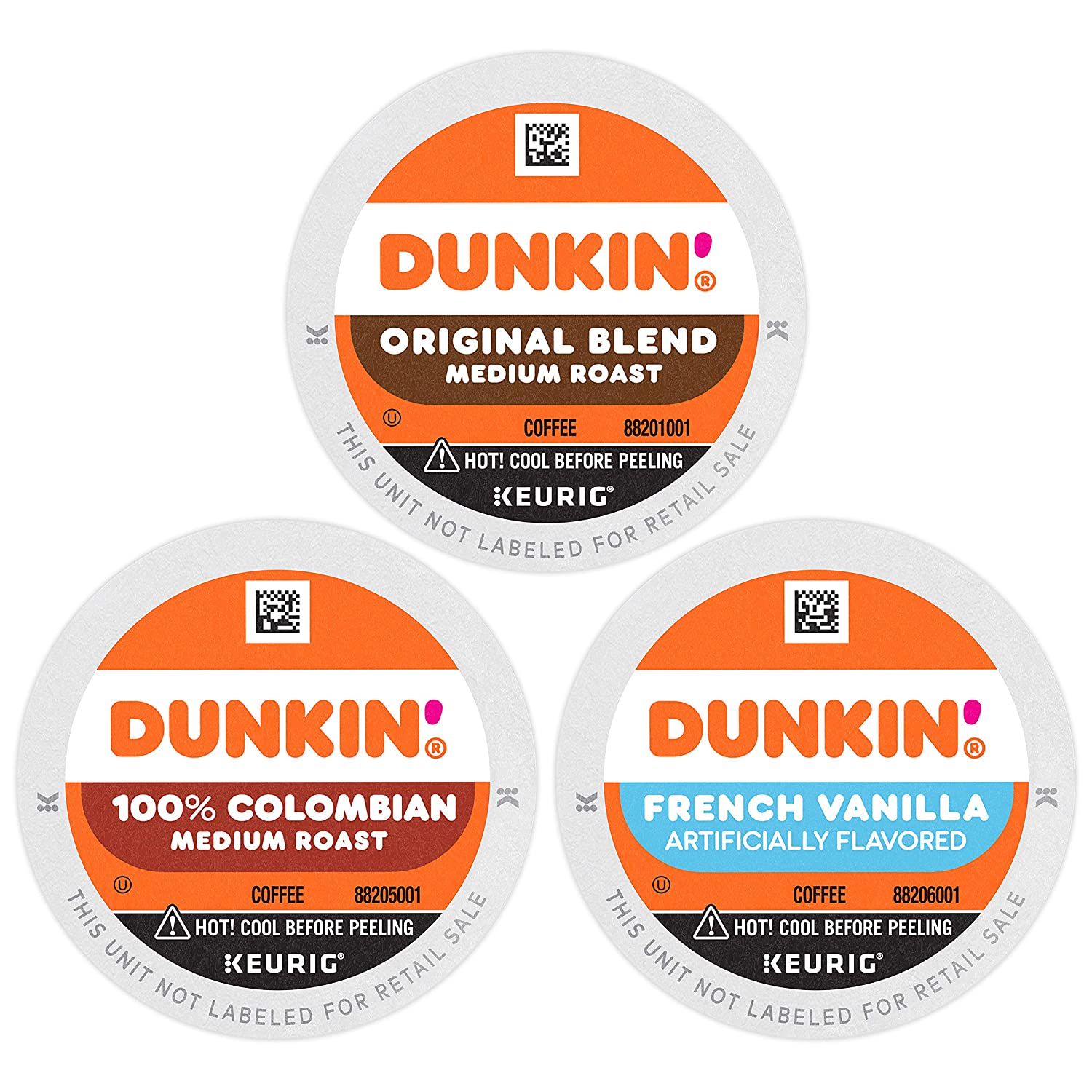 Dunkin- Best Sellers Coffee Variety Pack. 60 Keurig K-Cup Pods