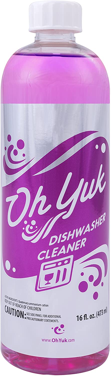 Oh Yuk Dishwasher Cleaner and Descaler For All Brands and Models. 16 Fl Oz