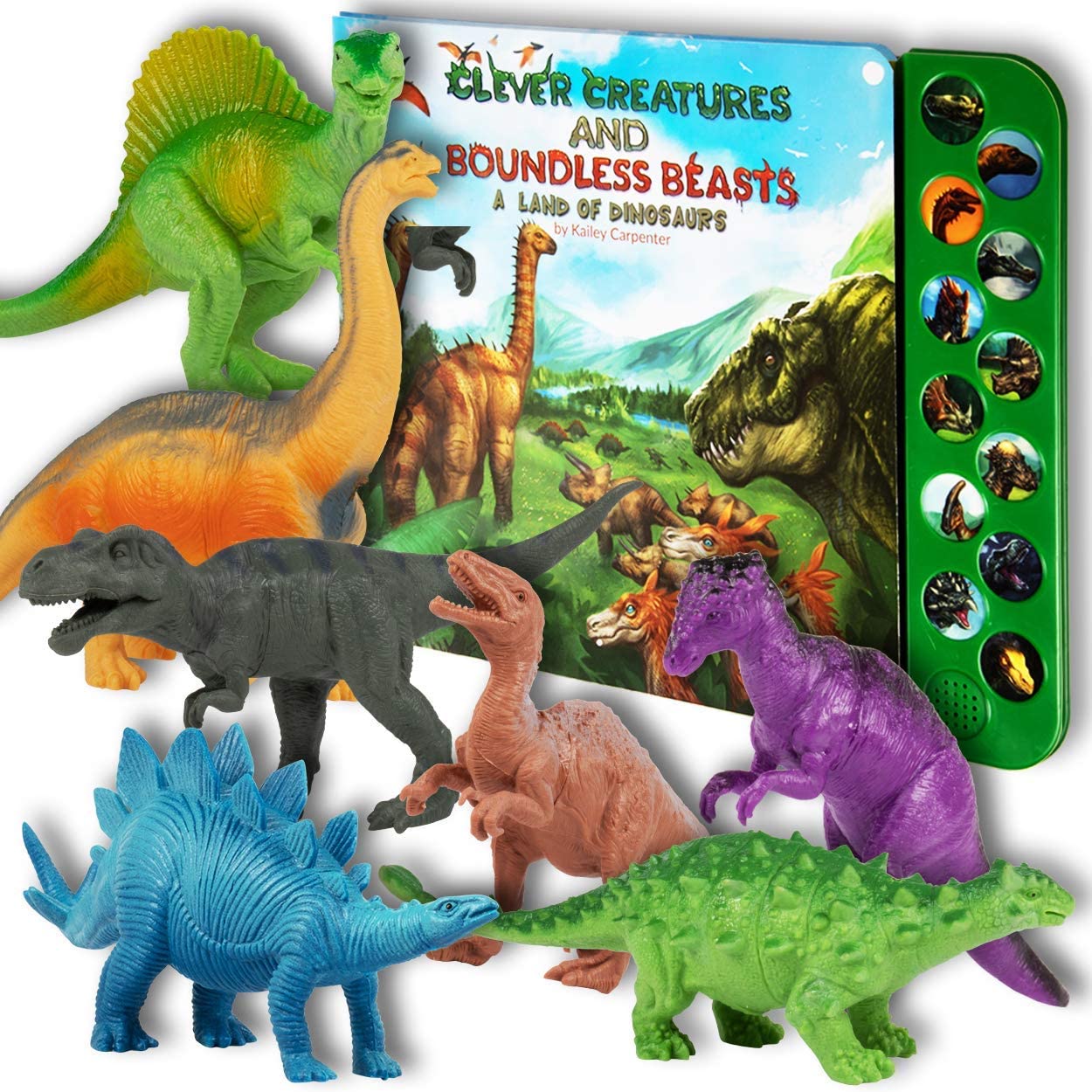 Li-l Gen Dinosaur Toys with Interactive Sound Book