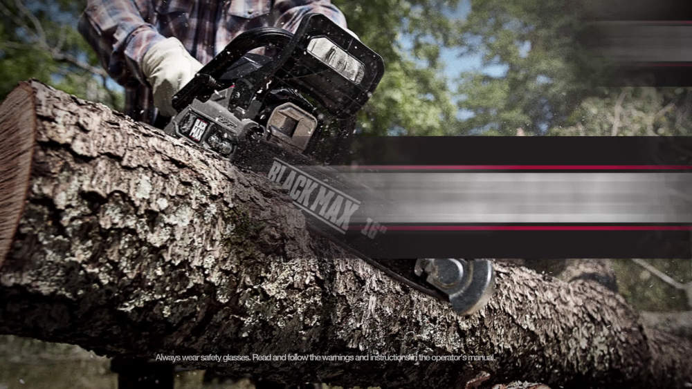 Black Max 16-inch Gas Chainsaw 38cc 2-Cycle Engine