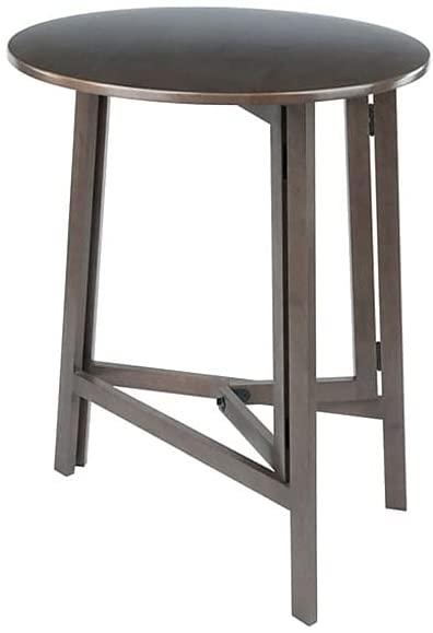 Winsome Wood Torrence Foldable High Table. Torrence Dining. 40 H.Oyster Gray