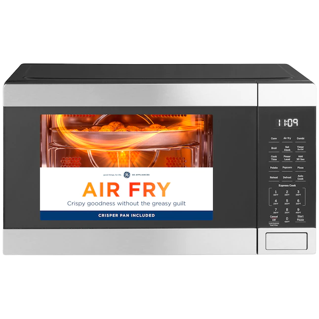 GE JES1109RRSS 1-cu ft 1050-Watt Countertop Convection Microwave (Stainless Steel)